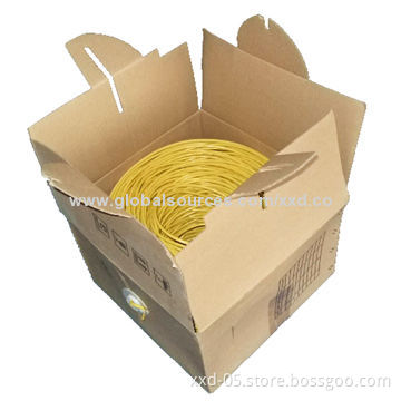 Hot-selling Easy Pull-out Box Shielded Ethernet Cable, Cat6, 305m